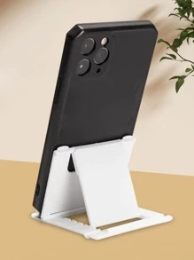 1入組手機桌子支架車支架,超薄電話架 - 白色 - 查看 2