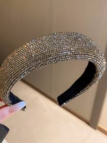 Rhinestone trang trí Headband - Vàng - Xem 2