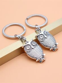 2入組貓頭鷹墜飾鑰匙圈