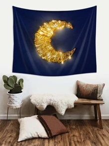 月亮印花掛毯 - 彩色 - 查看 5