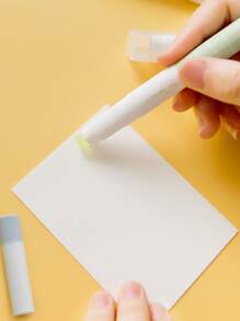 1pc Minimalist Glue Stick - White - View 1