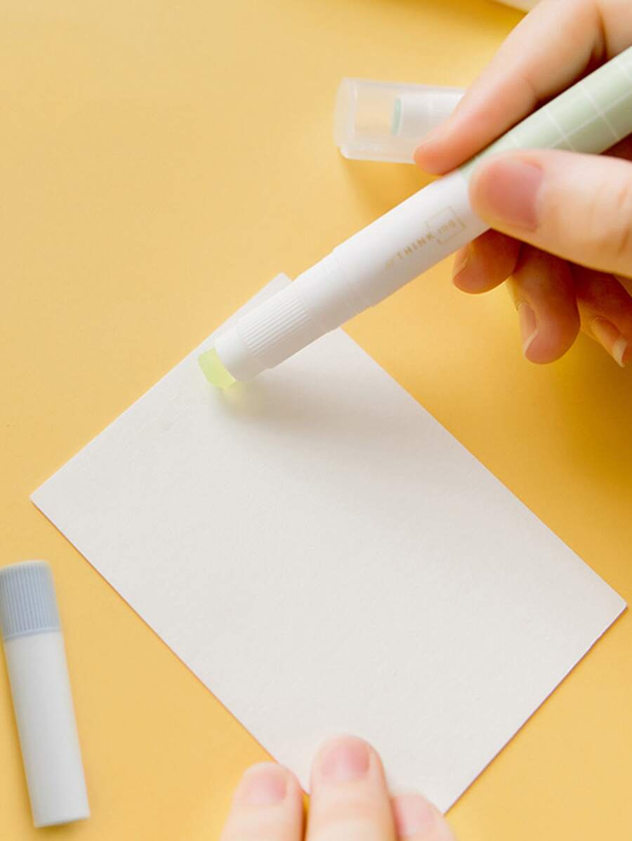 1pc Minimalist Glue Stick - White - View 1
