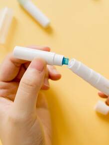 1pc Minimalist Glue Stick - White - View 2