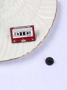 Magnetic Tape Design Brooch - Multicolor - View 2