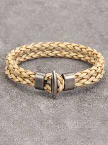 Vòng tay nam tối giản - Màu Khaki - Xem 1