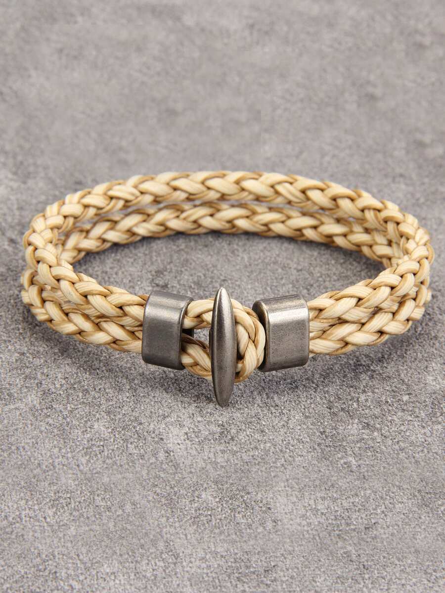 Vòng tay nam tối giản - Màu Khaki - Xem 1