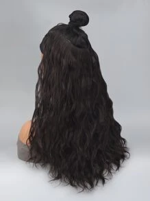 Long Curly Synthetic Hair Extension - Brown - View 4