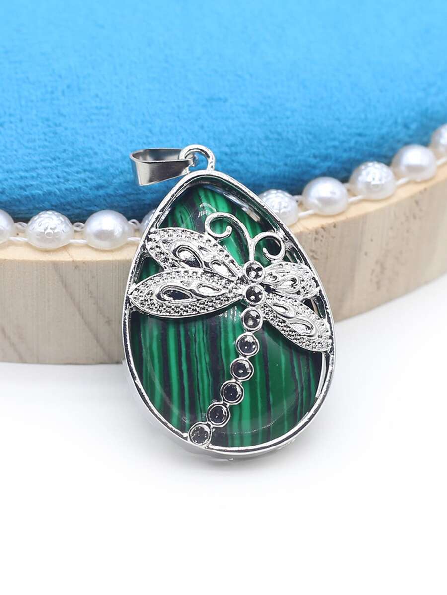 Water-drop DIY Pendant - Green - View 1