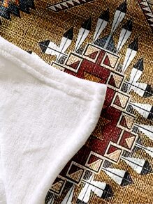 Geometric Pattern Blanket - Multicolor - View 3