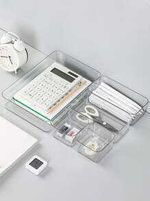 1 pieza transparente Cajón Caja de almacenamiento - transparente - Ver 4