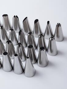 25 piezas Set boquilla de tubería de acero inoxidable