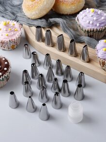 25 piezas Set boquilla de tubería de acero inoxidable