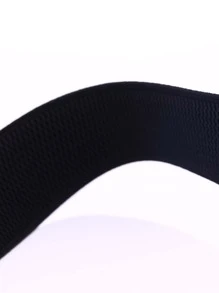 可爱单件女士对称扣加大码腰带，适合夏季、秋季、万圣节 - 黑色 - 查看 6