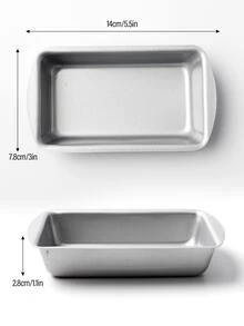 1 khuôn bánh mì màu - Bạc - Xem 2