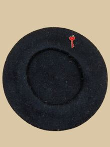 鑰匙裝飾貝雷帽