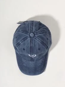 Heart Embroidered Baseball Cap