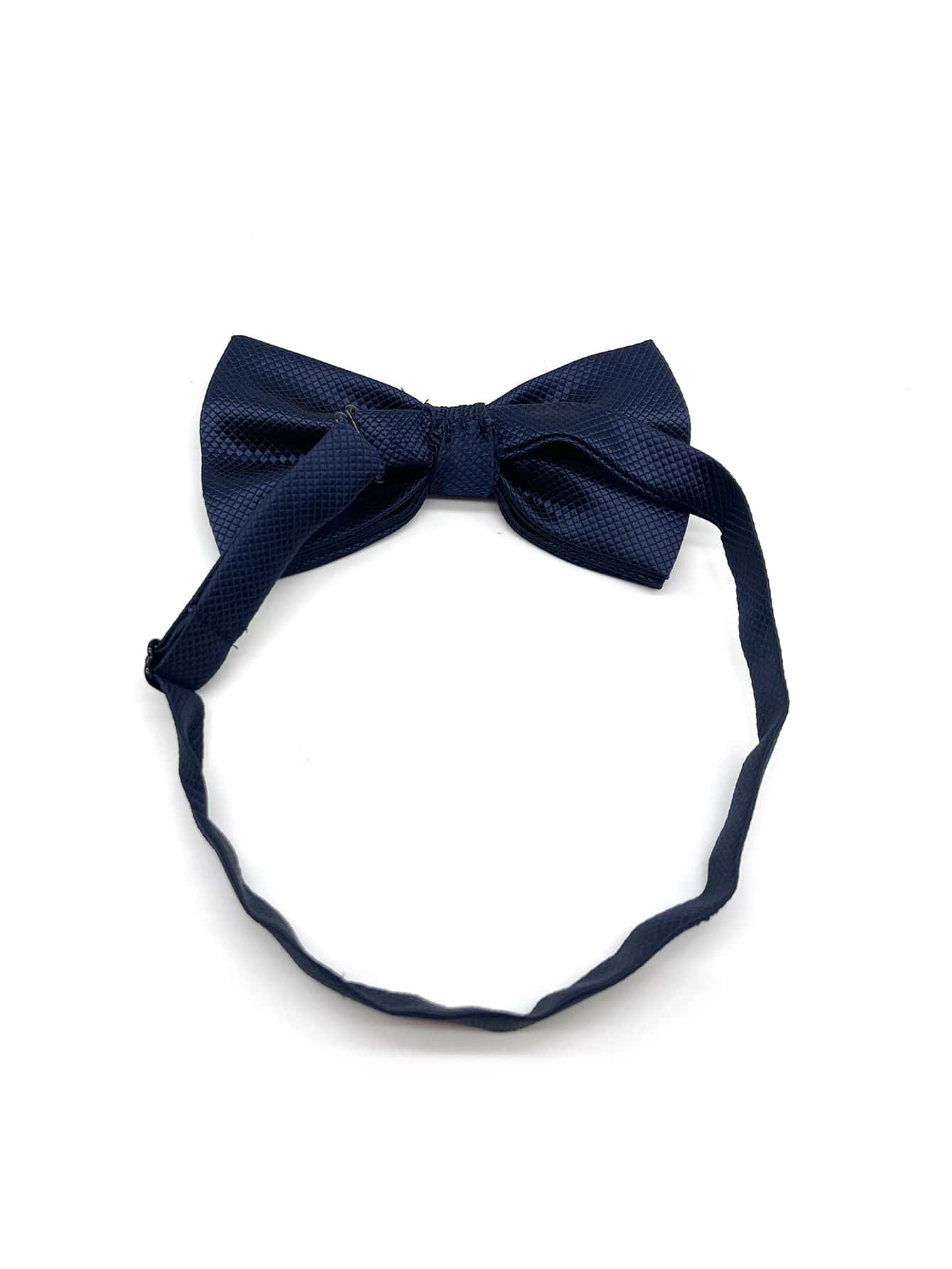 Men Solid Bow Tie Durable, Versatile, And Stylish  Versatile For All Occasions - Blue - View 2