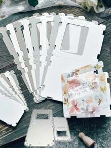 1 pieza Troquel de corte unicolor - Plateado - Ver 1