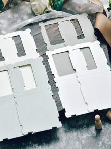 1 pieza Troquel de corte unicolor - Plateado - Ver 3