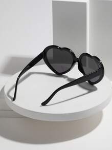 2 pares Hombres de marco de corazón Gafas de sol con Cuerda de gafas - Multicolor - Ver 4