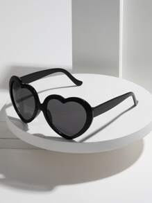 2 pares Hombres de marco de corazón Gafas de sol con Cuerda de gafas - Multicolor - Ver 6