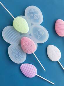 1 pieza Molde de caramelo huevo - Blanco - Ver 3