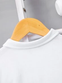 小男童標語圖案POLO衫