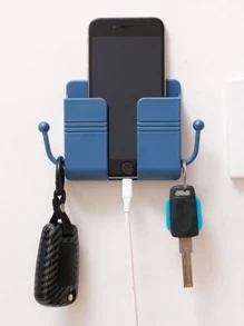 Effortlessly Charge Your Phone with this Stylish Wall-Mounted Phone Charging Rack - Multicolor - View 4
