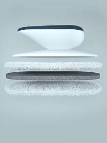 1pc Pot Cleaning Brush With Handle, Multifunction Plastic Cleaning Sponge For Countertop, Cleaning Tool For Kitchen - Blue - View 2