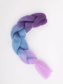 Trenza de pelo sintético largo - Multicolor - Ver 1