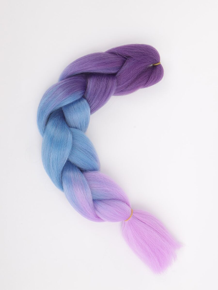 Trenza de pelo sintético largo - Multicolor - Ver 1