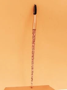 1支亮粉色睫毛刷、眉刷、眼影刷、螺旋刷 - 紅色 - 查看 1