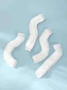 100个一次性浴帽家居浴室装饰 - 無色 - 查看 6