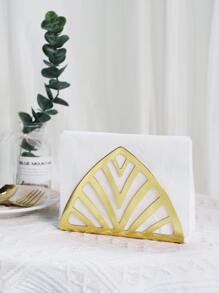 1pc Triangle Napkin Holder - Gold - View 3