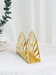1pc Triangle Napkin Holder - Gold - View 5