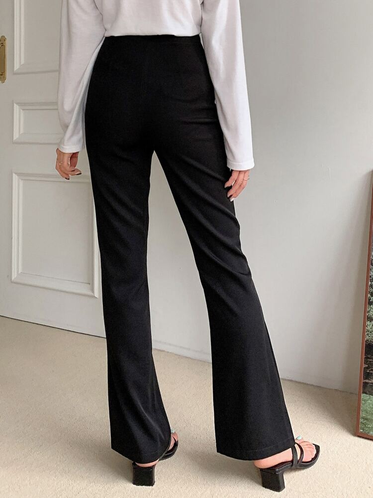 High Waist Flare Leg Pants