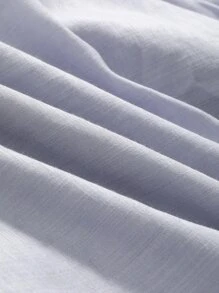 DAZY 實色綁帶泡泡袖上衣