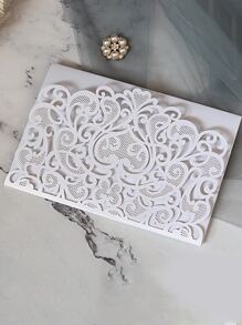 1件套鏤空賀卡