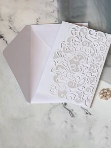 1件套鏤空賀卡