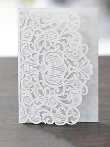 1件套鏤空賀卡