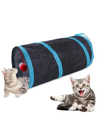 1入組可折疊貓隧道