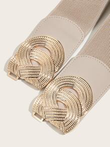 Boho Metal Buckle Belt Halloween Summer, School Fall, Autumn, Halloween - Apricot - View 5