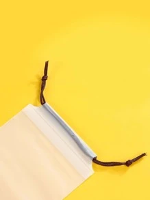 2个透明抽绳雨伞收纳袋，适用于学校、办公室、家庭、旅行、母亲节礼物、卧室装饰、花园、厨房装饰、夏季、海滩、旅行必备品、房间装饰、软萌玩具、毕业季 - 無色 - 查看 3