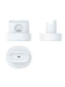 2 In 1 Desktop Phone Charger Stand - White - View 2