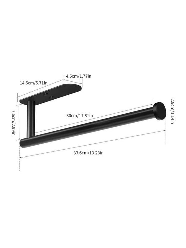 Kitchen Towel Holder, Wall Mount Rack, Adhesive Tissue Holder