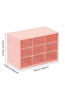 1個簡約風格儲物盒 - 粉色 - 查看 6