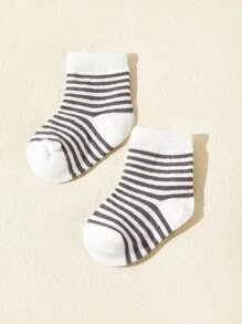 8pairs Baby Star & Striped Pattern Socks