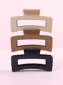 Bộ 3 Kẹp Tóc Hình Chữ Nhật Cho Bé Gái - Nhiều màu - Xem 2