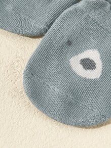 4雙嬰兒卡通動物圖案襪子 - 彩色 - 查看 9