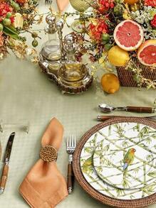 4pcs Wooden Napkin Ring - Multicolor - View 5